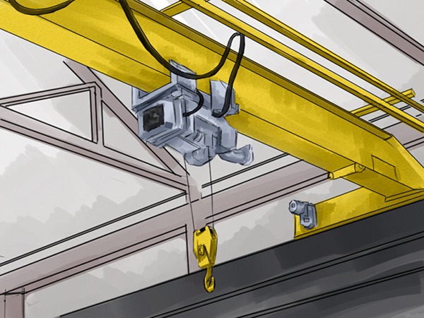 陕西咸阳单梁行吊厂家单梁行吊不易磨损